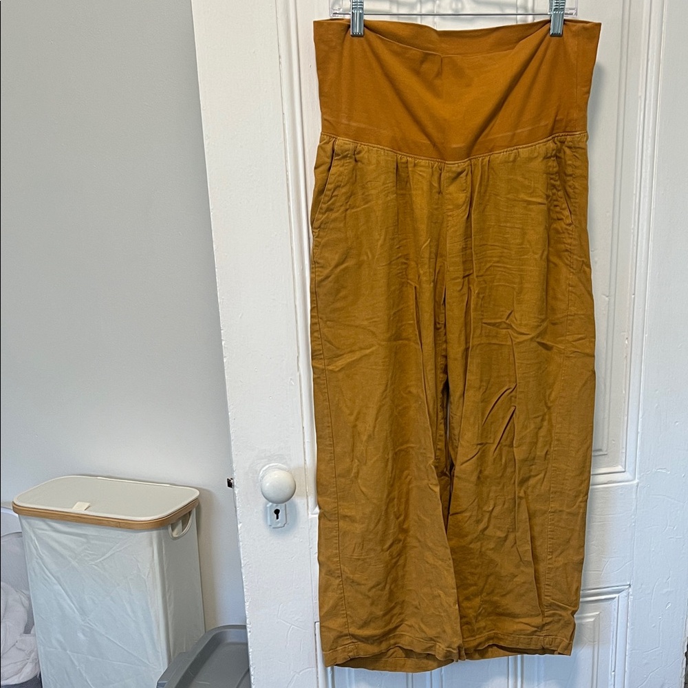 Old Navy Linen Maternity Pants